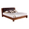 胡桃木实木床中式简约现代全实木床皮质软靠主卧室床衣柜家具组合