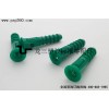 龙三塑胶配件厂供应美式塑料膨胀管绿色塔形壁虎墙塞067F