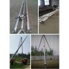 手摇立杆机8~15米三角架立杆 人字抱杆电线杆起杆机