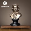 树脂工艺品厂家直销人物雕塑铸铜贝多芬头像摆件创意办公室装饰品