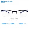 金属眼镜批发 时尚新款男士金属镜架 半框框架眼镜FM1836