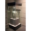 博物馆展示柜定制博物馆玉器古玩翡翠柜台烤漆小型玻璃精品展柜