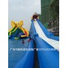 充气鲨鱼滑梯租赁广州充气大型滑滑梯租赁户外滑梯气垫