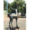 连云港室外仿铜鹿雕塑 动物摆件