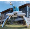北海卡通象门头雕塑 游乐园动物门头定制