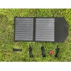 30W单晶硅太阳能光伏发电板便携式太阳能折叠包移动电源充电板